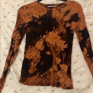 Urban Outfitters bleached black long sleeve